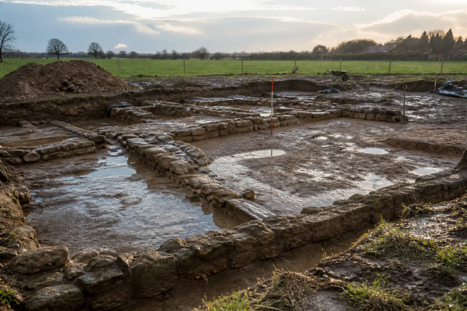 Archäologische Entdeckung in Dorset: Mittelalterlicher Hof unter Ackerboden identifiziert