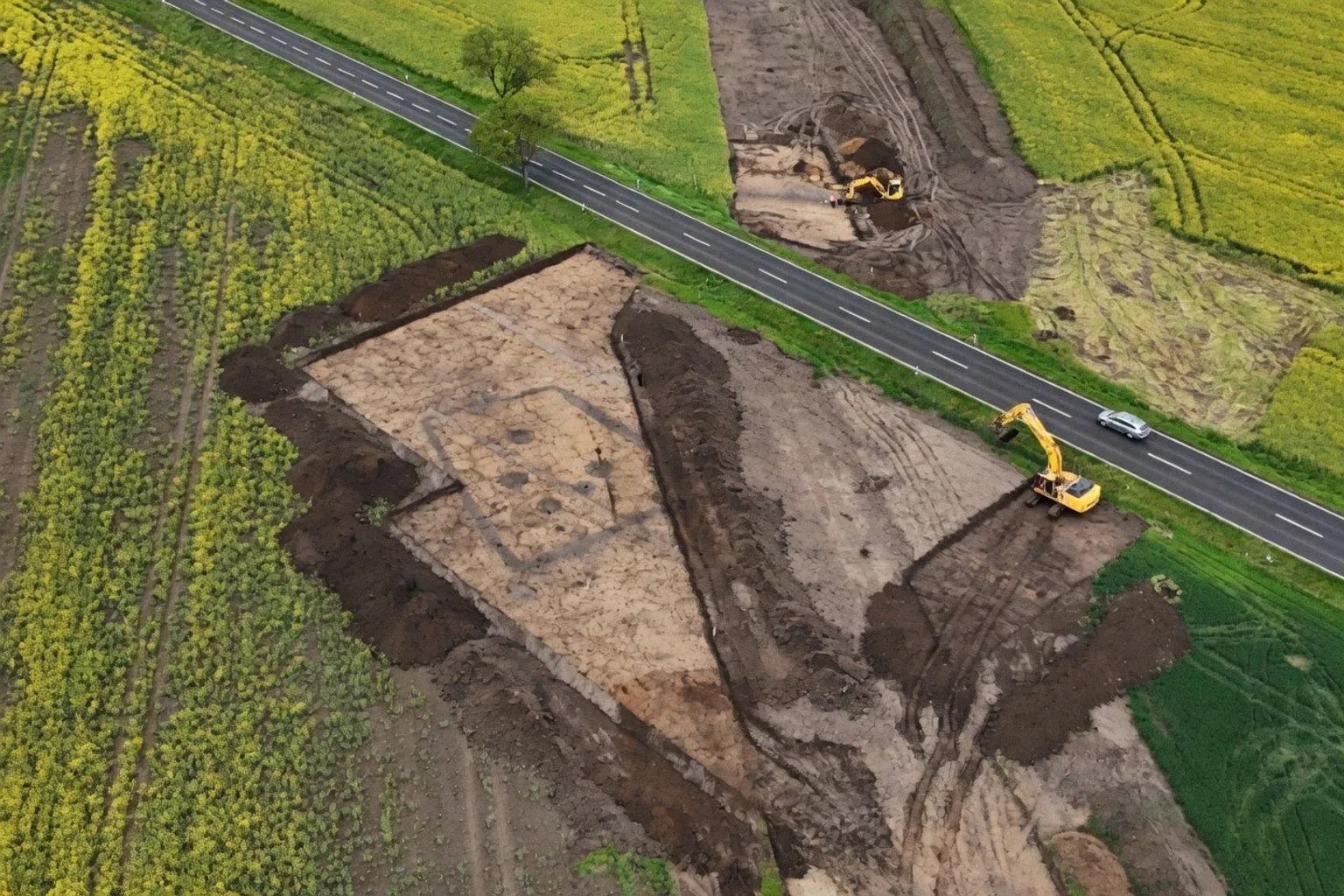 Archäologische Sensation: 5.500 Jahre altes Trapezgrab bei Leipzig entdeckt
