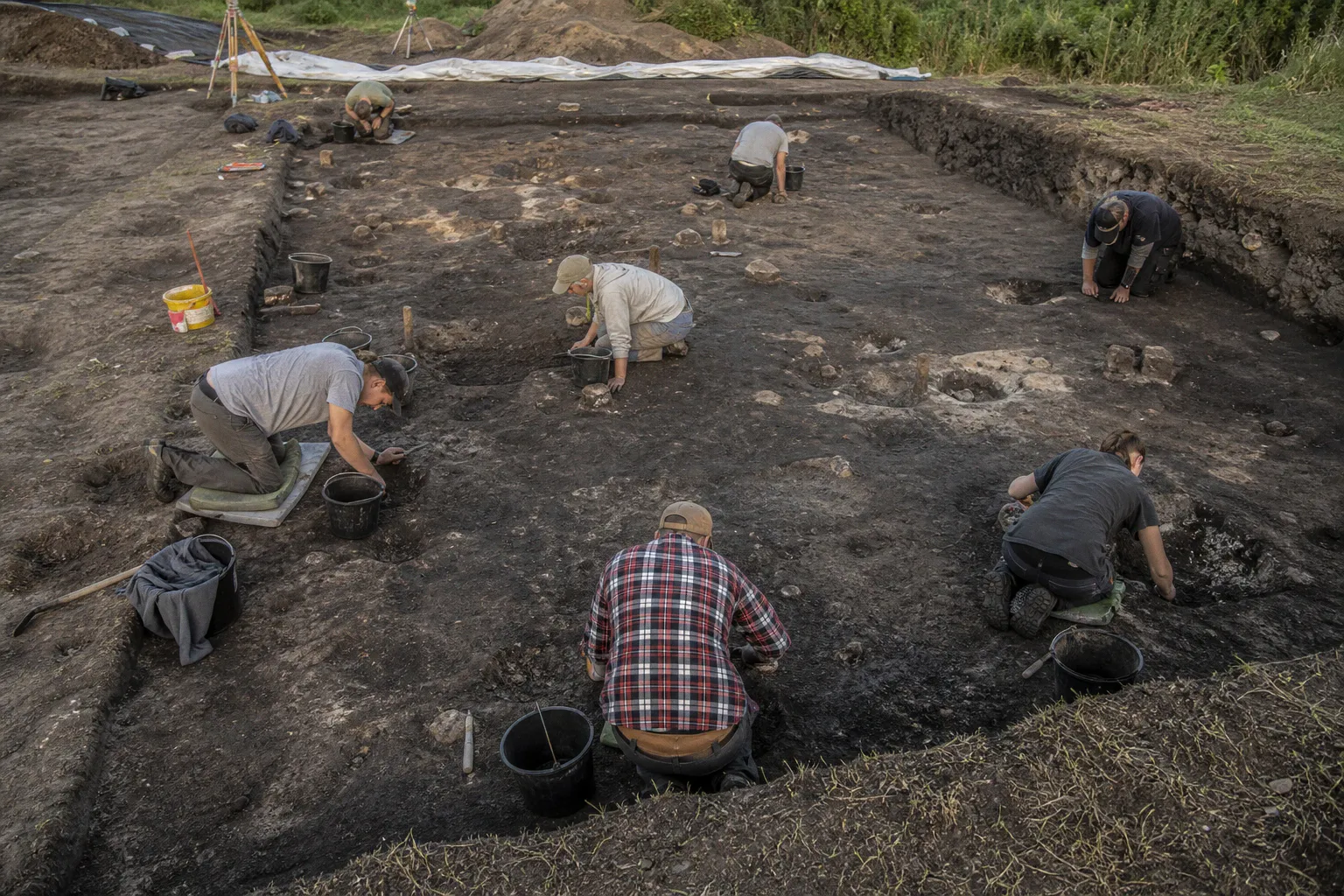 Archäologische Sensation in Wolin: Skandinavische Hausstrukturen aus dem 11. Jahrhundert entdeckt