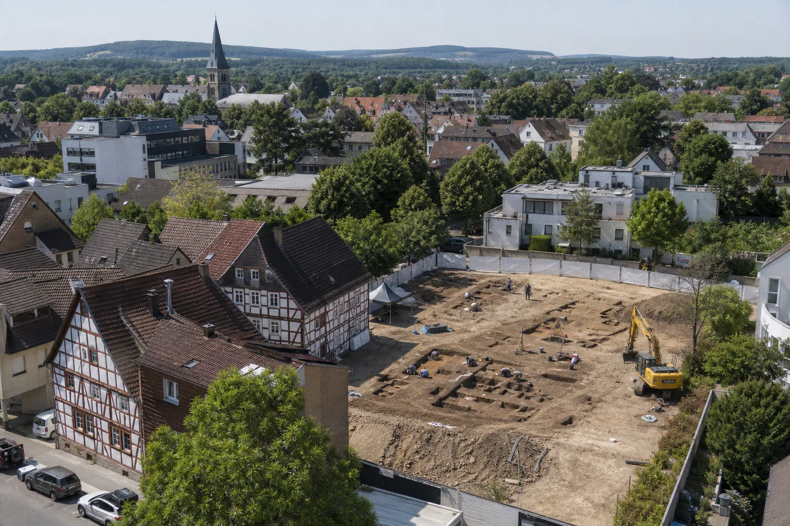Archäologische Sensation: Hochmittelalterliches Wohnhaus in Werther entdeckt