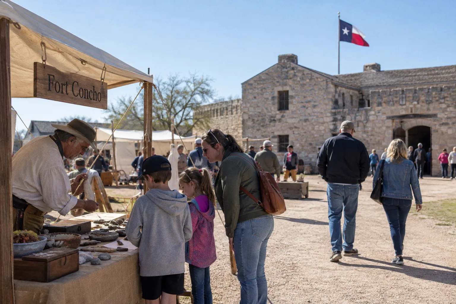 Discover history and archaeology at Fort Concho fair
