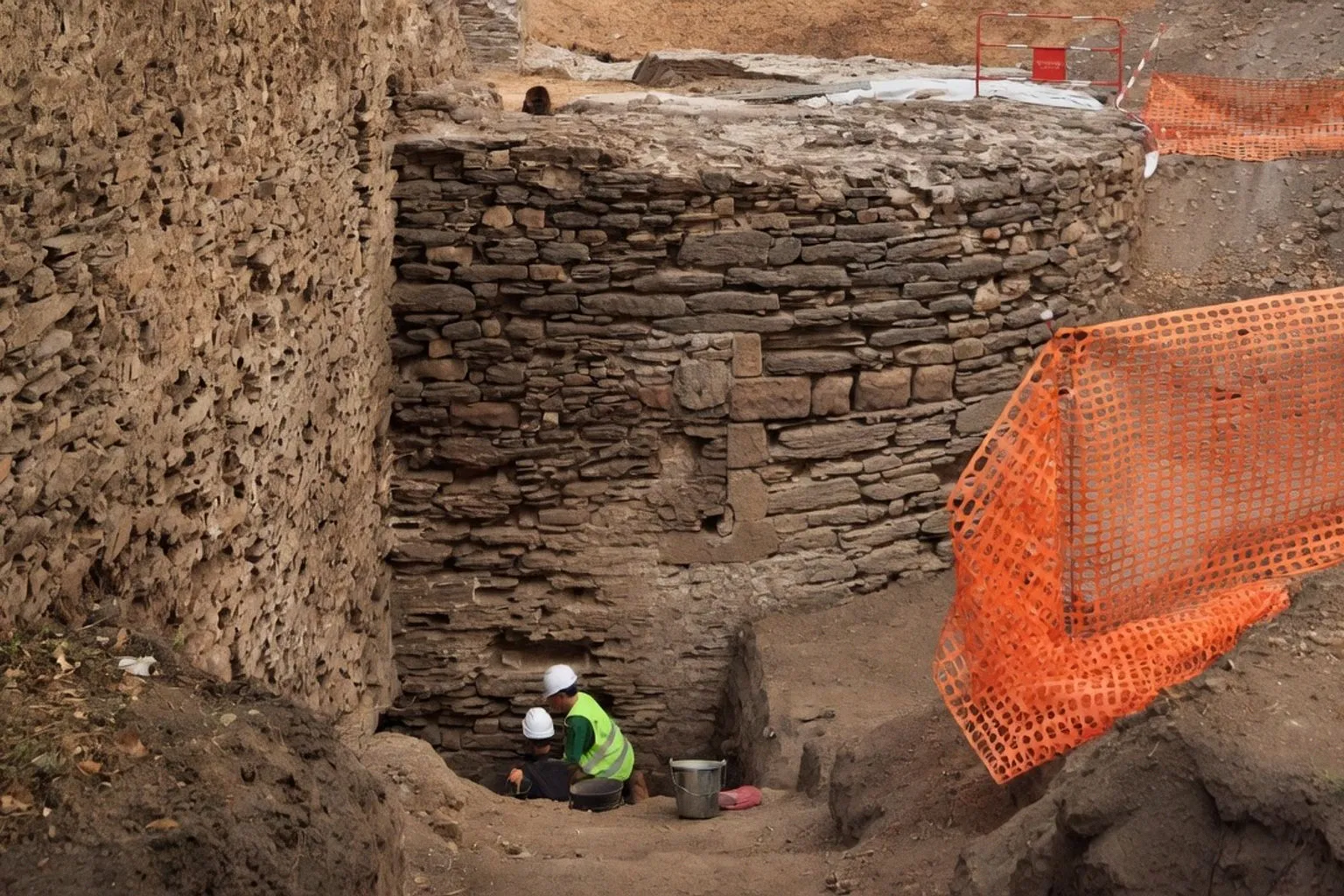 Archäologische Entdeckung: Mittelalterlicher Wehrturm in Nantes datiert