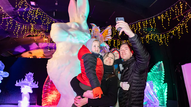 Niederländisches Eisskulpturen Festival