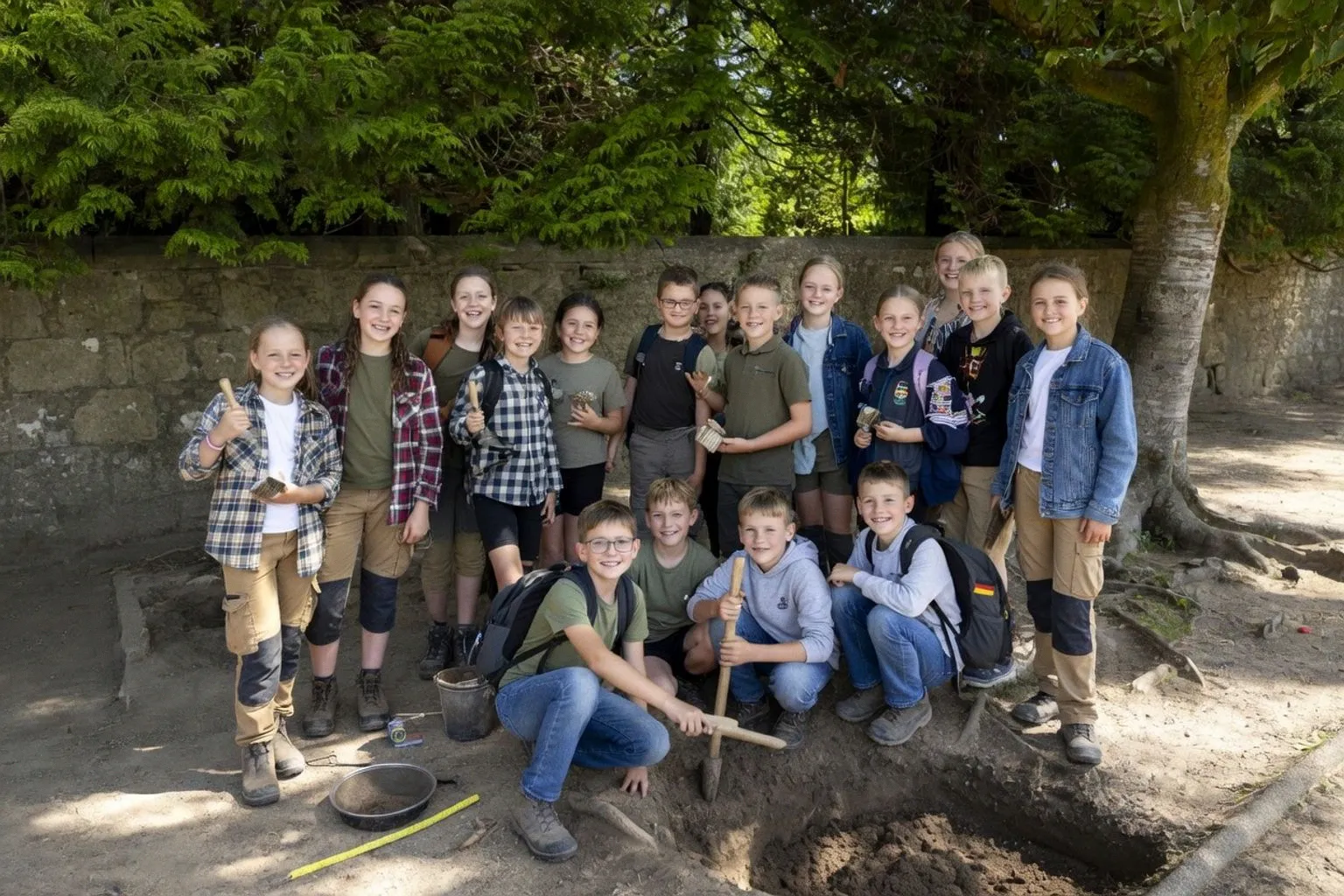 Wie archäologische Grabungsprojekte Kinder aktiv in ihre Region einbinden